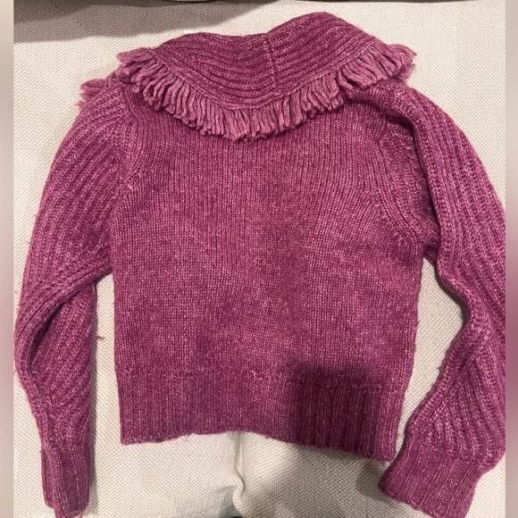 NWT Joie wool pink/plum colored sweater. Super soft and not scratchy. Size small - Picture 4 of 4